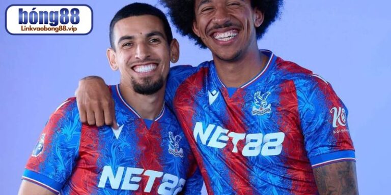 Crystal Palace F.C Ra Mắt Áo Đấu Mới Với Logo NET88 - Sự Kết Hợp Của Thời Trang Và Thương Hiệu 1 crystal-palace-f-c-ra-mat-ao-dau-moi-voi-logo-net88
